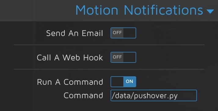 Motion Notifications